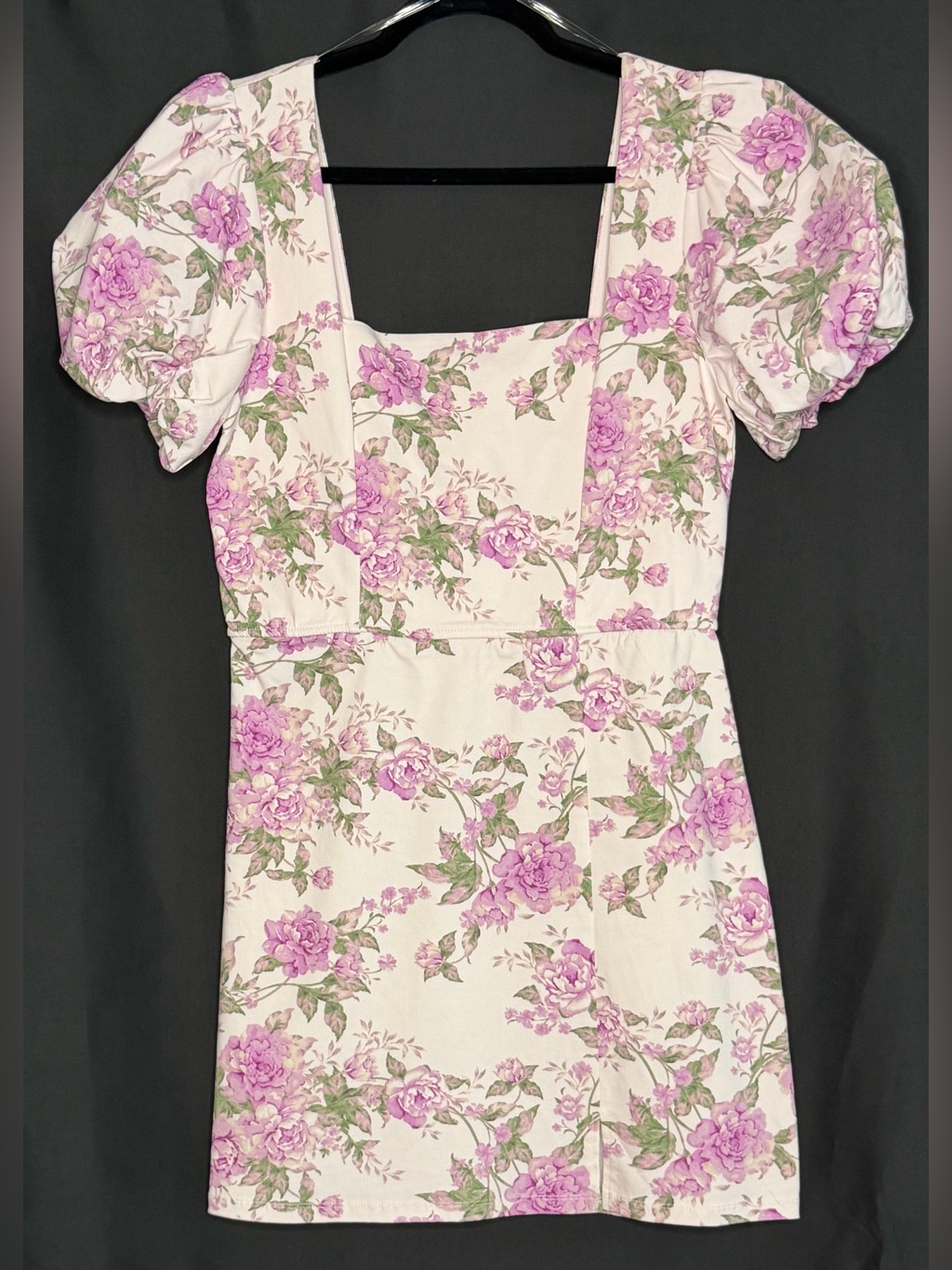 Altarâd State Cottagecore Floral Puff Sleeve Mini Dress Garden Party Romance